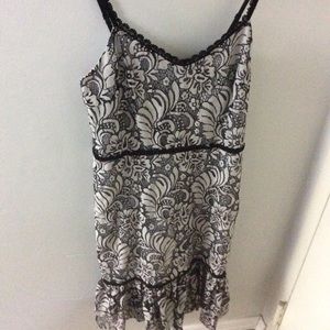 Black and White cocktail dress